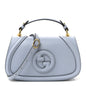 Roxy Calfskin Medium Blondie Top Handle Bag Cloudy Blue