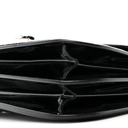 Patent Jody Shoulder Bag Black