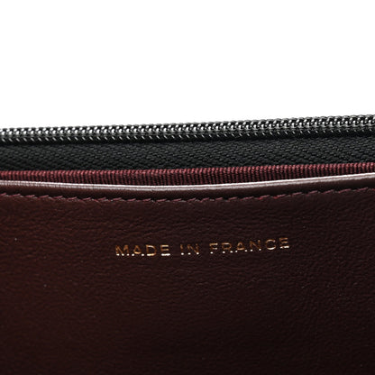 Lambskin Quilted Wallet On Chain WOC Black