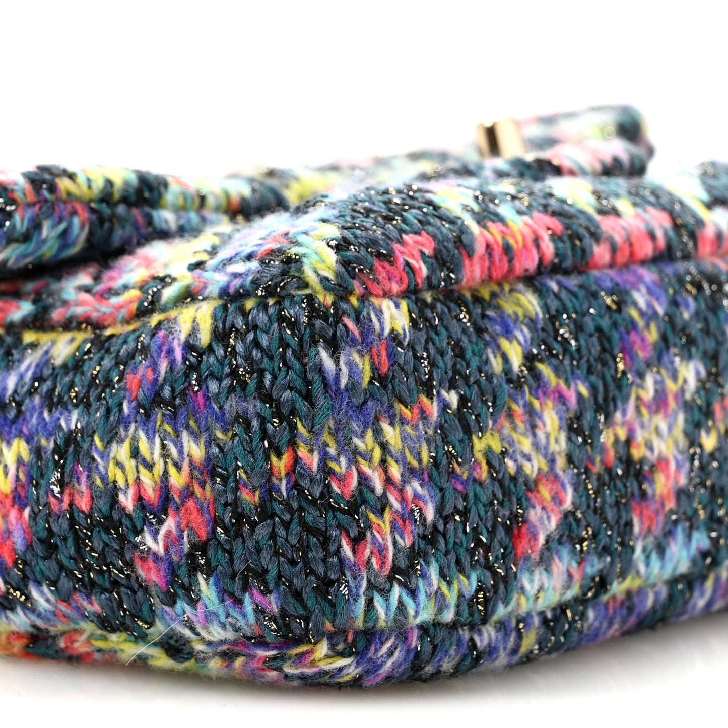 Knit Mini Rectangular Flap Multicolor