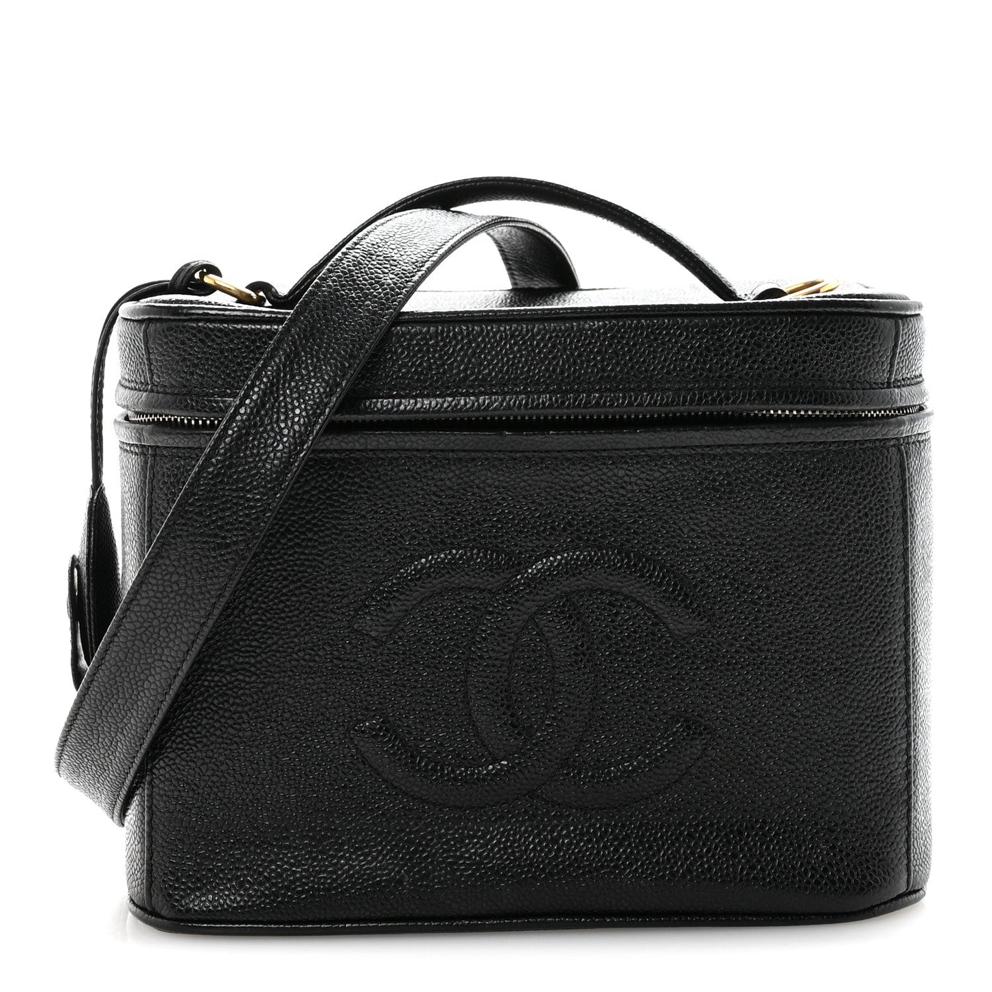 Caviar CC Vanity Train Case Black
