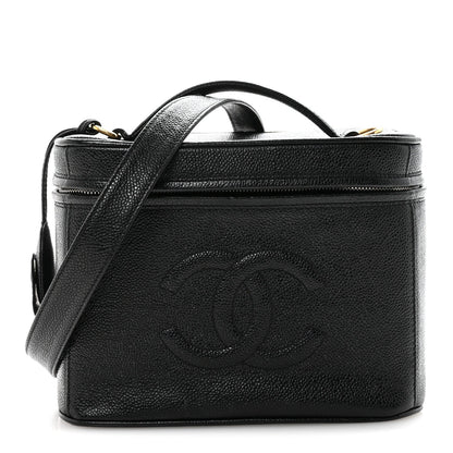Caviar CC Vanity Train Case Black