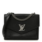 Soft Calfskin My Lockme Chain Bag BB Black