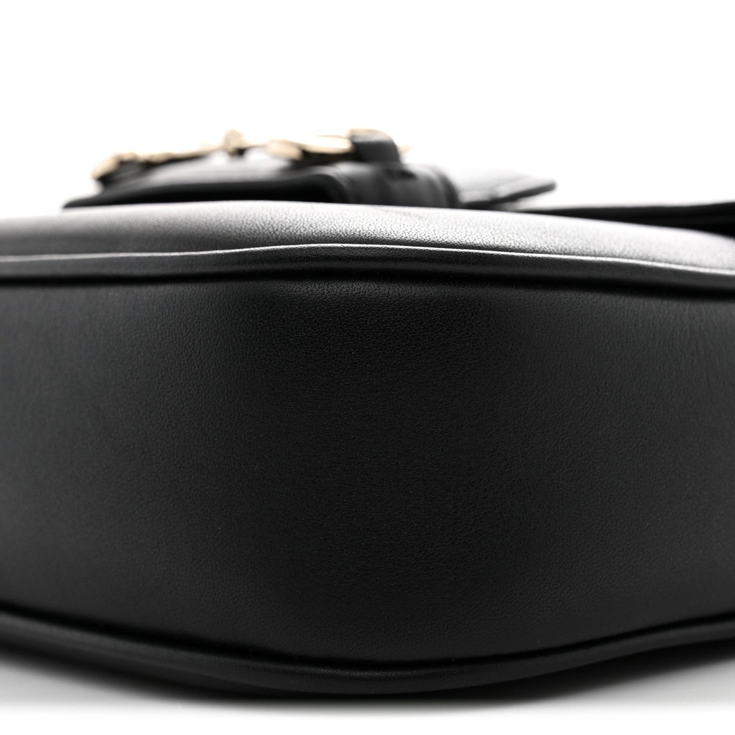 Arabella Calfskin Horsebit 1955 Shoulder Bag Black