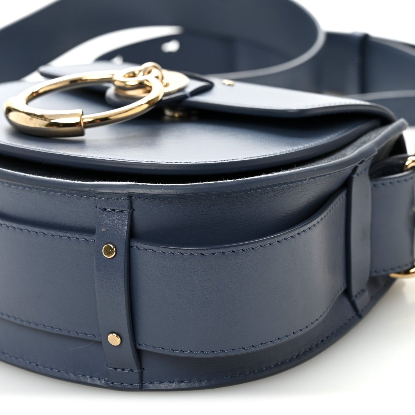 Calfskin Small Tess Bag Deep Ocean Blue