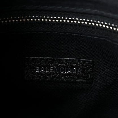Calfskin Logo XXS Shopping Tote Black