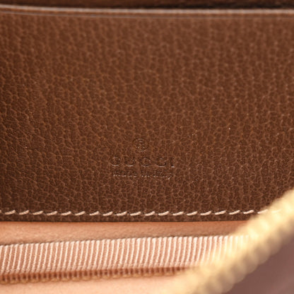 GG Supreme Monogram Ophidia Phone Case Wristlet Brown