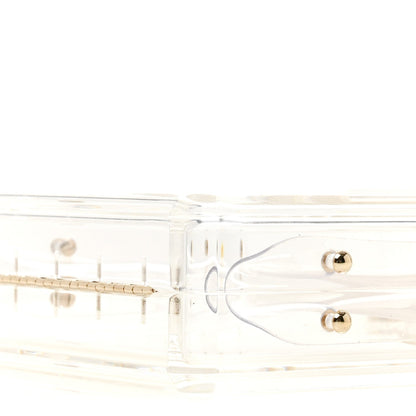 Transluscent Plexiglass Perfume Bottle Clutch