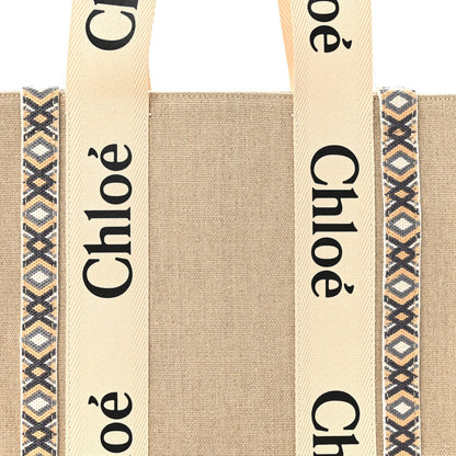 Cotton Medium Woody Ribbon Tote Slate Green