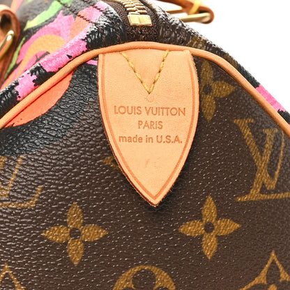 Monogram Roses Speedy 30