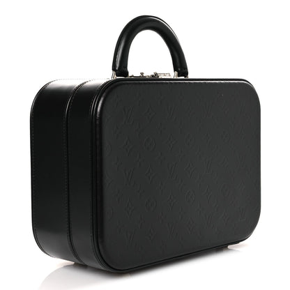 Monogram Glace Valisette MM Black