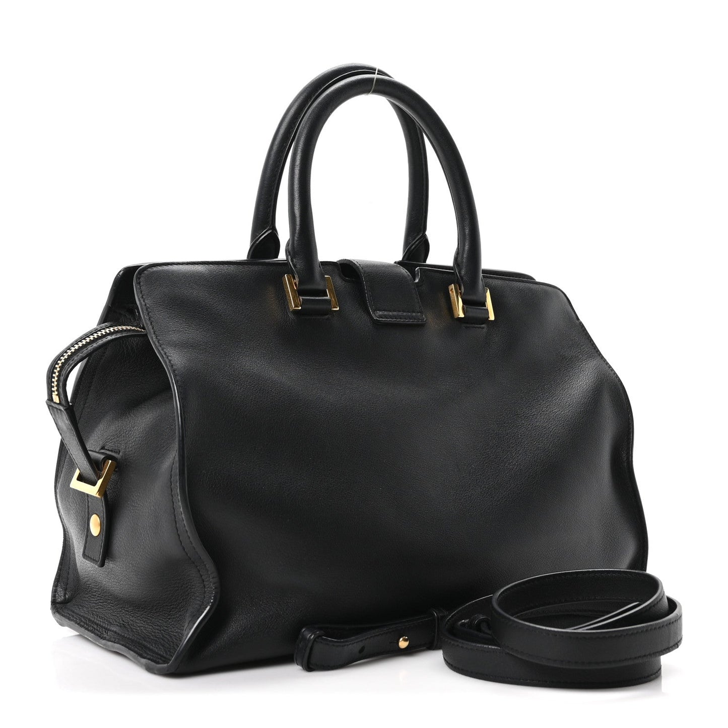 Calfskin Small Classic Y Cabas Black