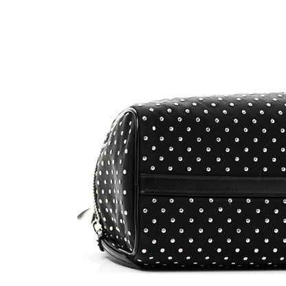 Re-Nylon Studded Shoulder Bag Black