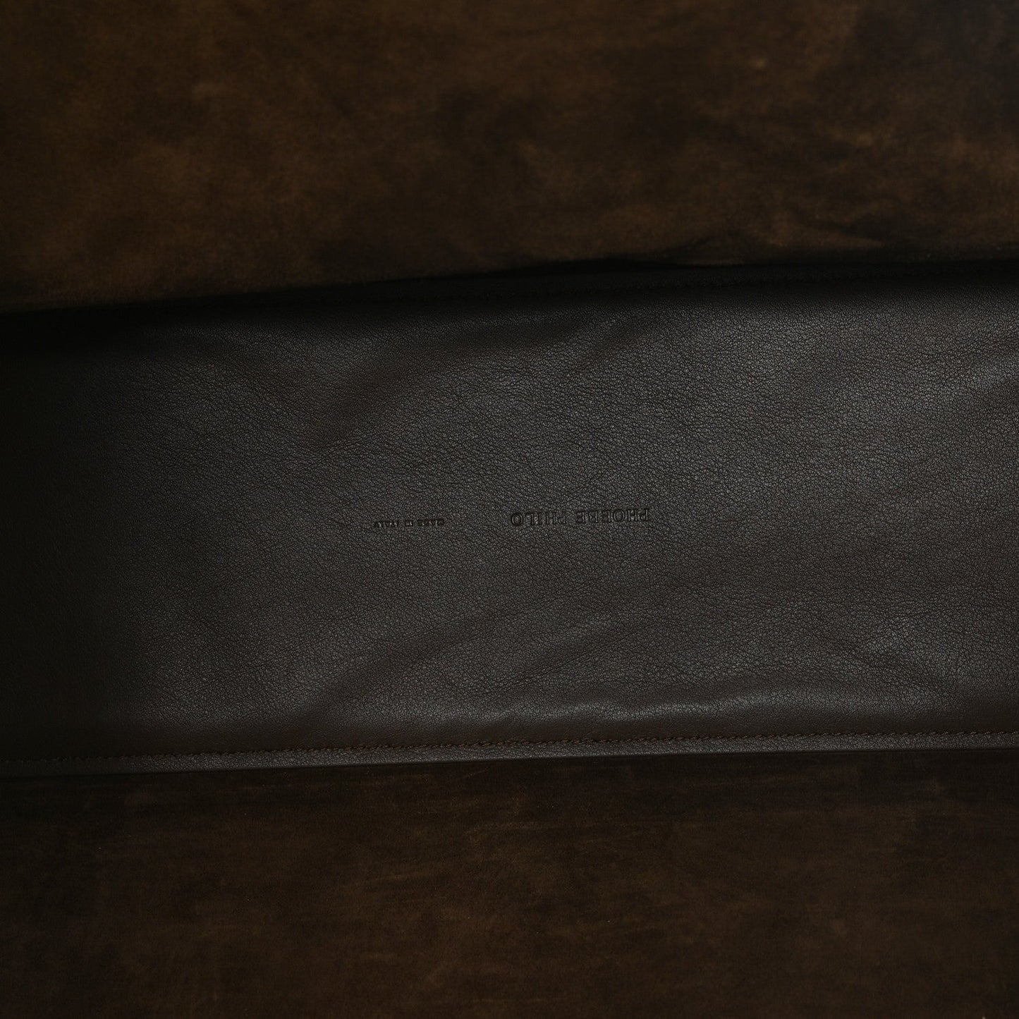 Suede Medium Kit Cabas Khaki
