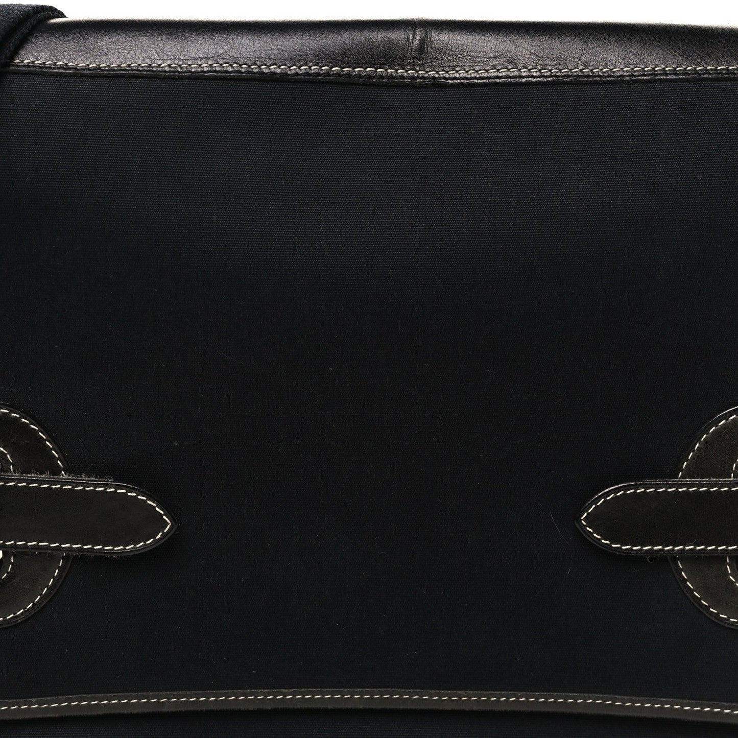 Toile Officier Buenaventura Messenger Bag Black