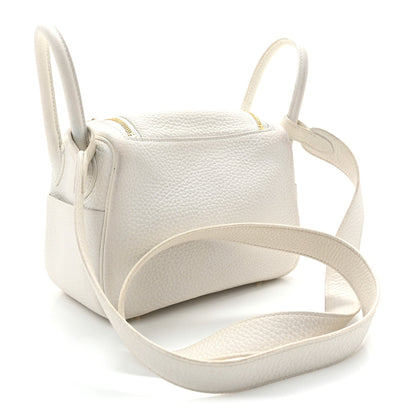 Taurillon Clemence Mini Lindy 20 New White