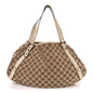Monogram Medium Abbey Shoulder Bag Off White