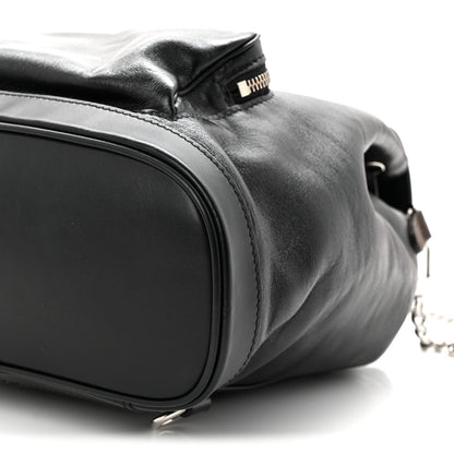 Lambskin Monogram Montsouris Vibe PM Black