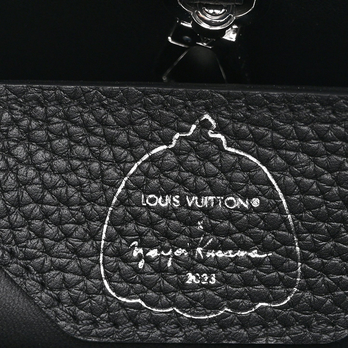 LV X YK Taurillon Capucine MM Black