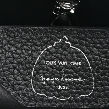 LV X YK Taurillon Capucine MM Black