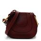 Grained Calfskin Nano Hayley Hobo Sienna Red