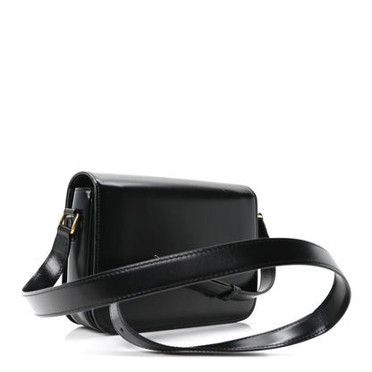 Shiny Calfskin Medium Triomphe Black
