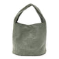 Nappa Woven Hobo Aloe