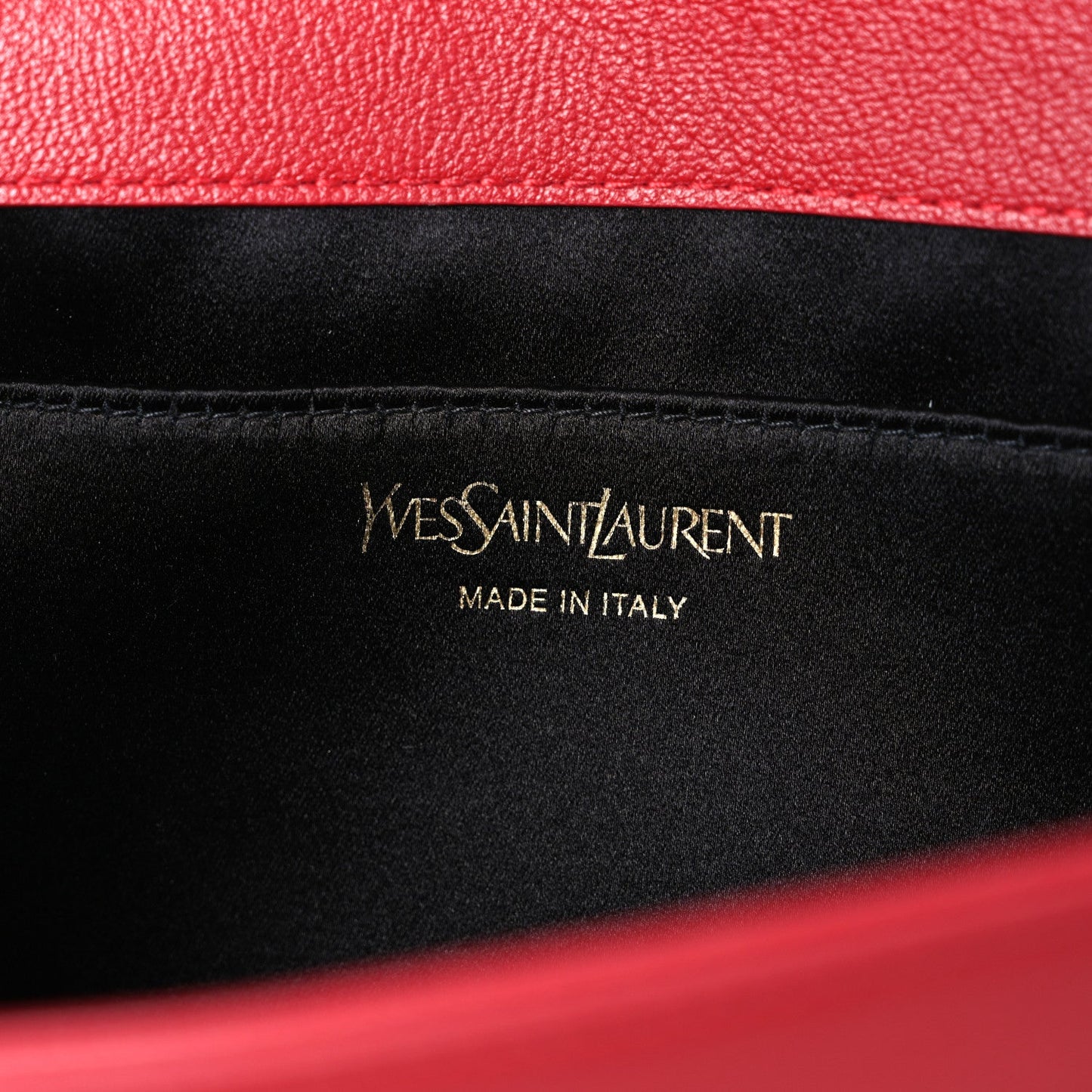 Calfskin Monogram Large Belle De Jour Clutch Red