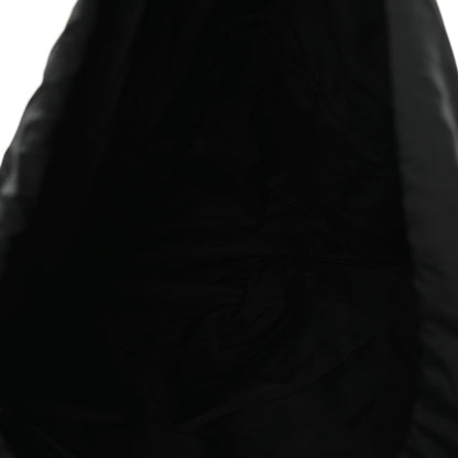 Techno Canvas Web Double Buckle Backpack Black