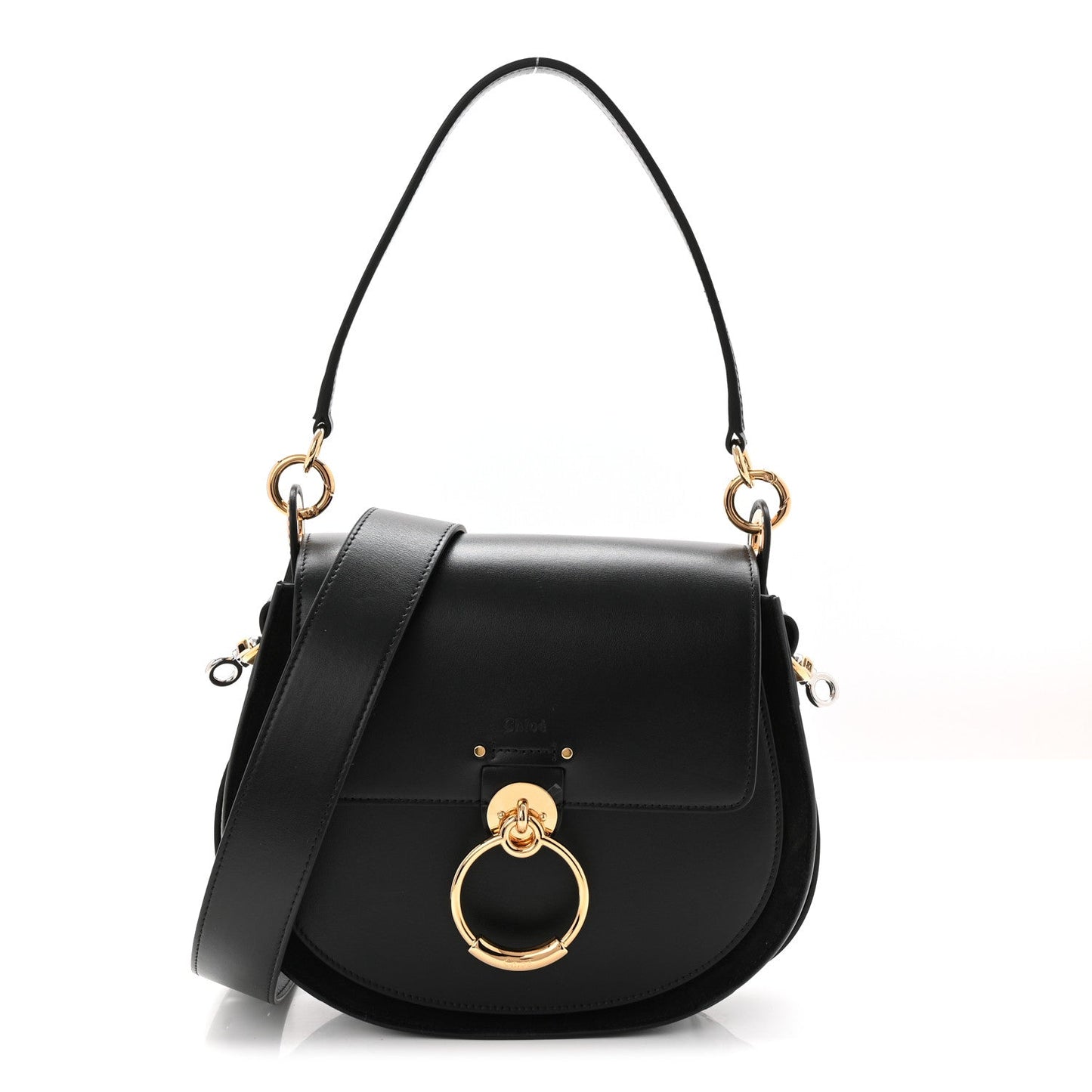 Calfskin Large Tess Bag Black