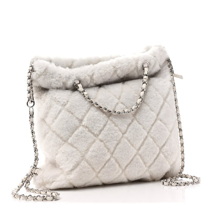 Shearling Coco Neige Backpack White