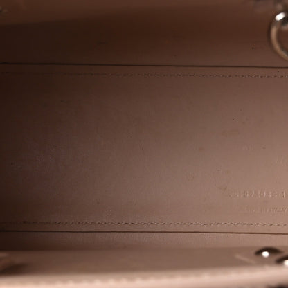 Calfskin Crocodile Embossed Nano Sac De Jour Marble Pink