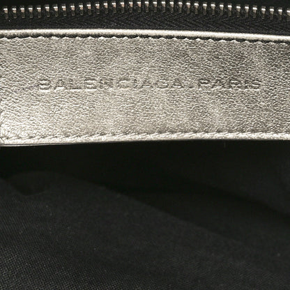 Metallic Agneau Classic Palladium Hardware Work Argent