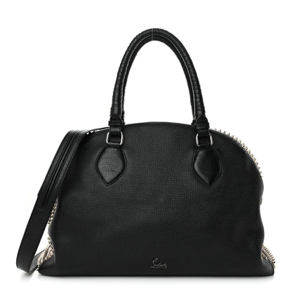 Calfskin Panettone Spiked Large Ranch Black