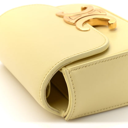 Shiny Calfskin Mini Triomphe Pollen