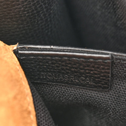 Derby Calfskin House Check Baby Macken Crossbody Bag Black