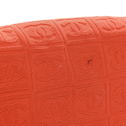 Terry Cloth CC Medium Single Flap Orange