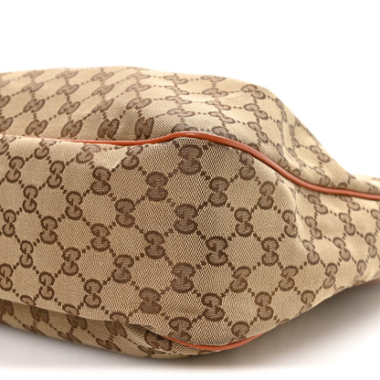 Monogram Medium Sukey Top Handle Tote Beige Orange