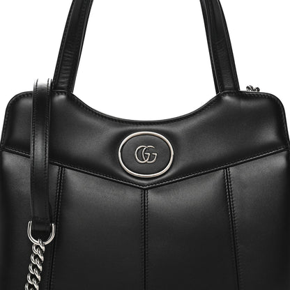 Calfskin Petite GG Small Tote Bag Black