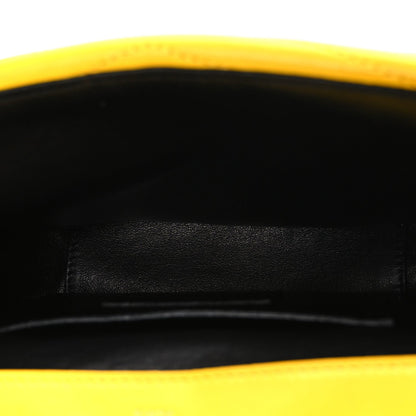 Lambskin Matelasse Chevron Monogram Small Sulpice Bag Mimosa