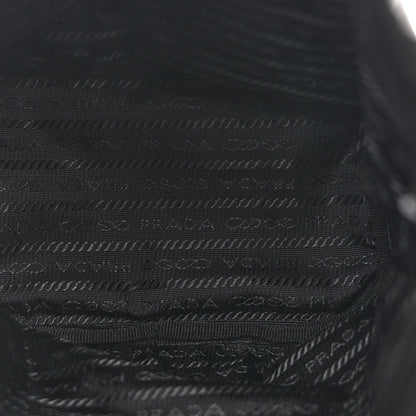 Re-Nylon Vela Drawstring Wristlet Pouch Black