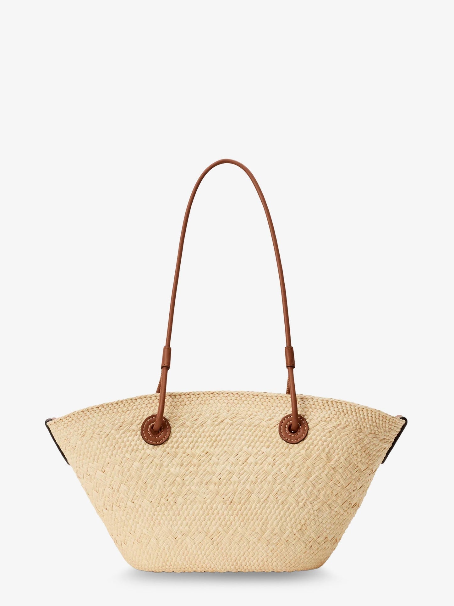 Loewe Women Paula's Ibiza Anagram Palm Leaf And Leather Shoulder Bag
