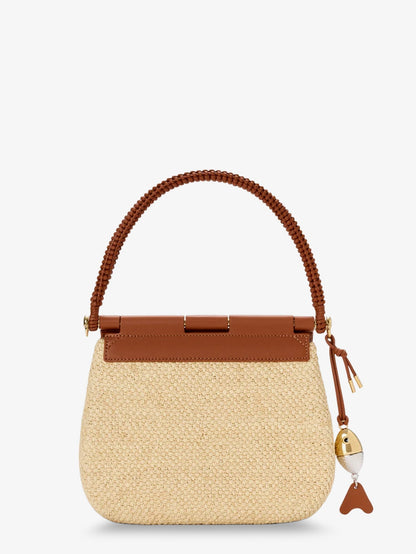 Loewe Women Paula's Ibiza Raffia And Leather Pescador Crossbody Bag