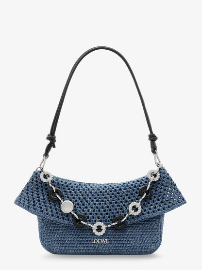 Loewe Women Ola Paula's Ibiza Crochet Shoulder Bag