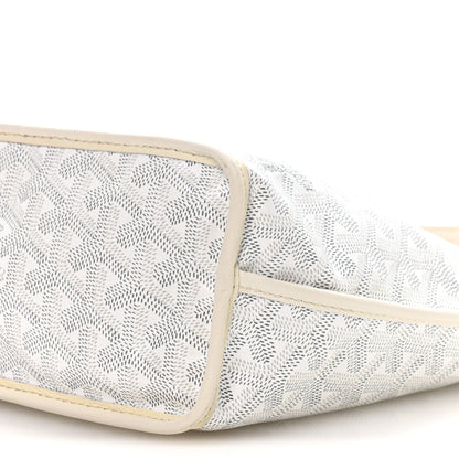 Goyardine Reversible Mini Anjou White