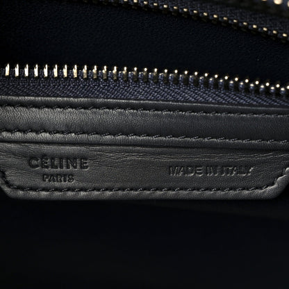 Nubuck Smooth Calfskin Micro Tri-Color Luggage Bright Blue