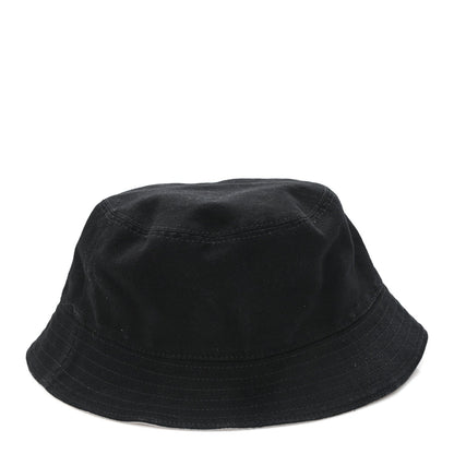 Cotton Logo Bucket Hat S Black
