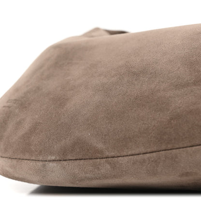 Suede Calfskin Medium Olivia Hobo Toffee