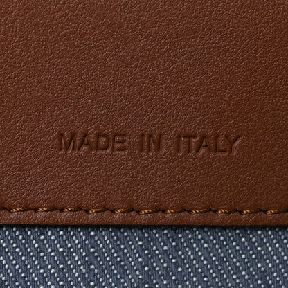 Denim Vitello Grace FF Mini By The Way Boston Bag  Blue