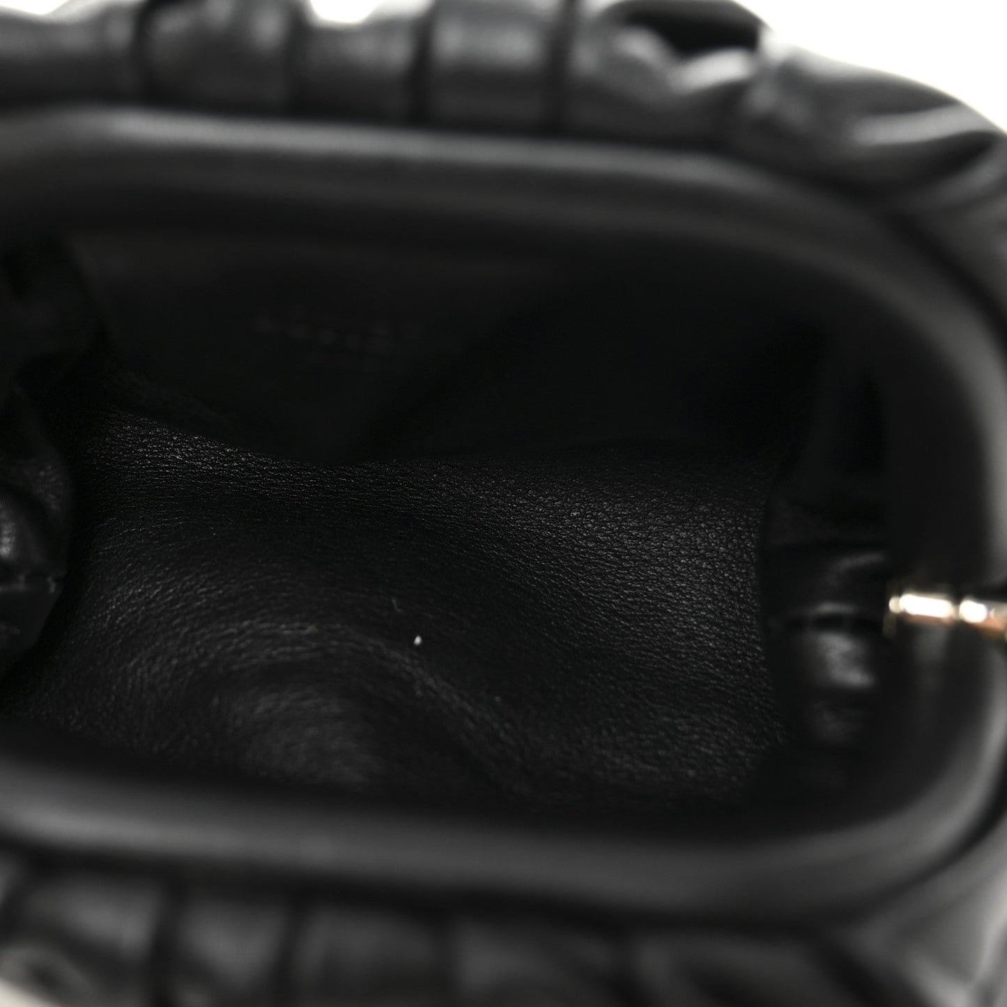 Butter Calfskin Coin Purse Black